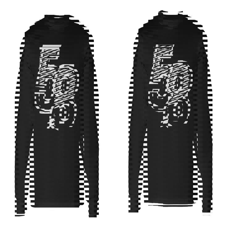 ナンバー58 スポーツジャージ 58 誕生日 長袖Tシャツ