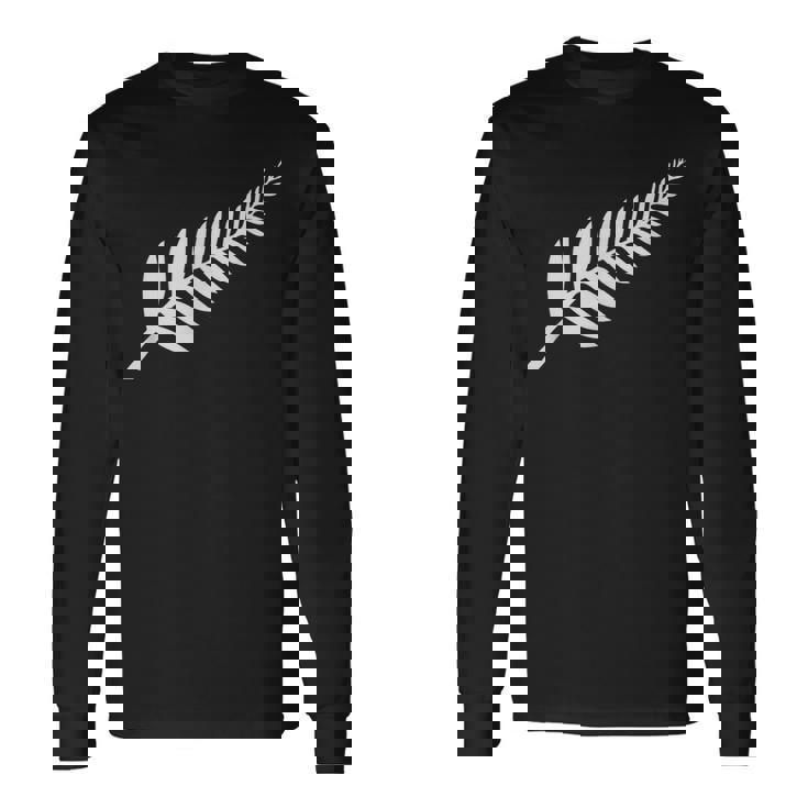 ニュージーランド シルバー シダ キウイ プライド 長袖Tシャツ