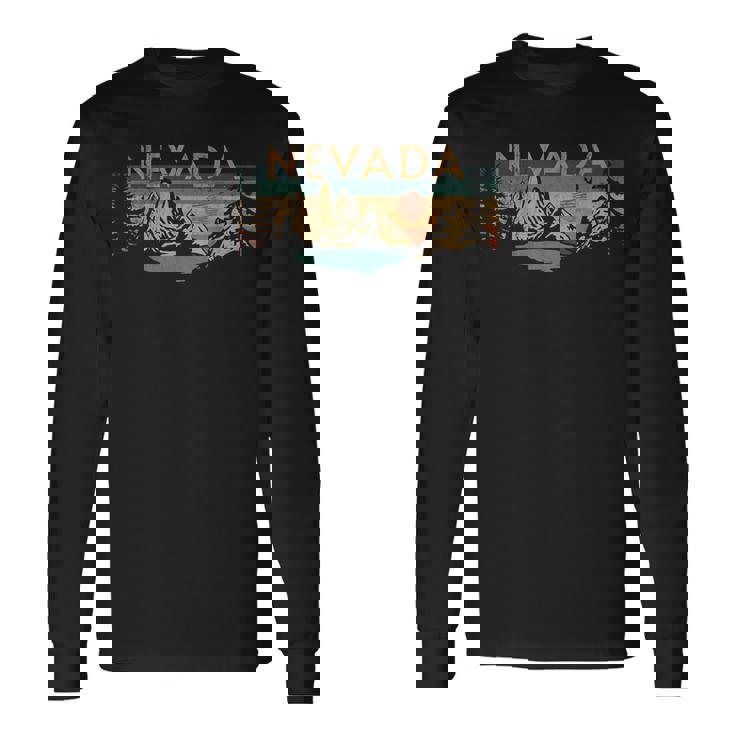 ネバダ州 長袖Tシャツ