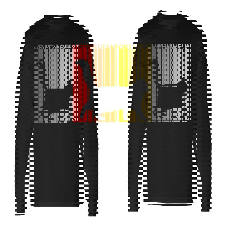 ノルウェージャンフォレストキャット 猫の所有者の贈り物 長袖Tシャツ