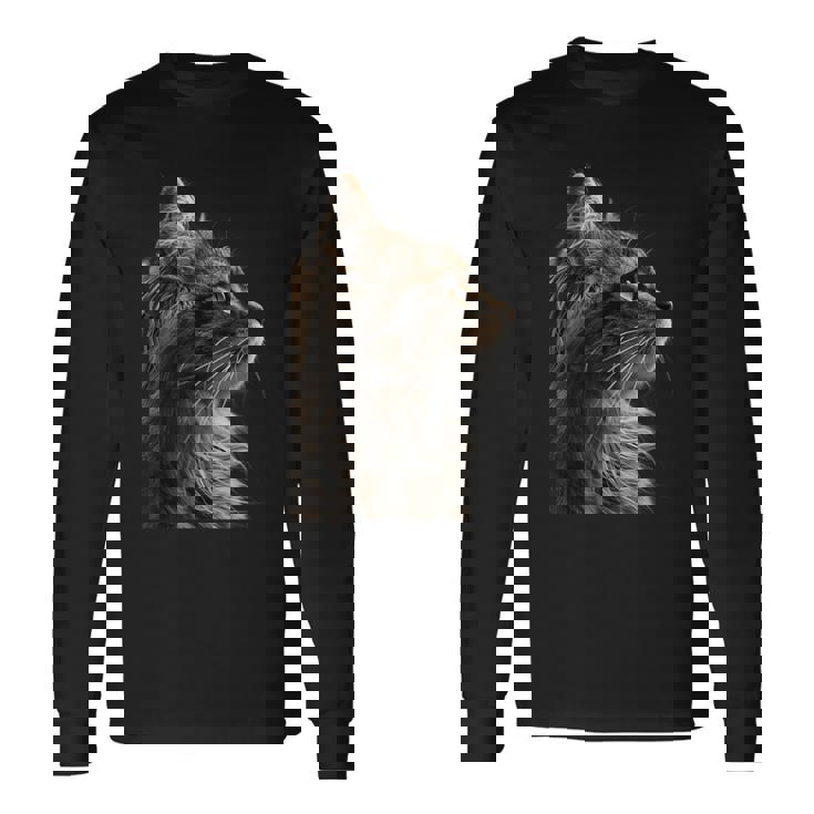 ノルウェージャンフォレストキャット 長袖Tシャツ