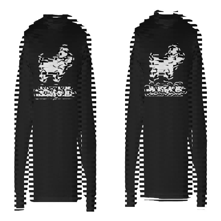 ノー ダックス ノー ライフ No Daxno Life 胸＆バックプリント 長袖Tシャツ