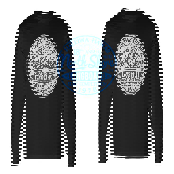 ノースショア ハレイワ ハワイ ロングボード サーフ 長袖Tシャツ