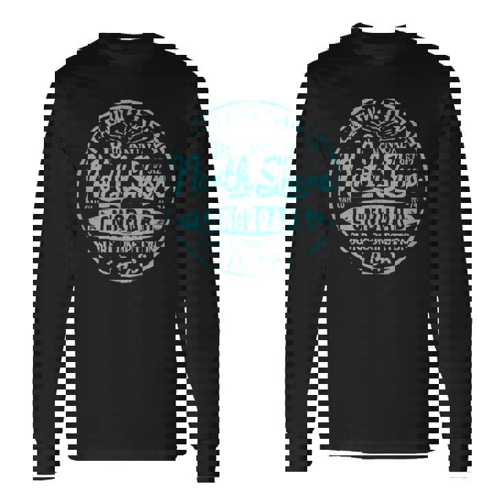 ノースショアハワイロングボードサーフ 長袖Tシャツ