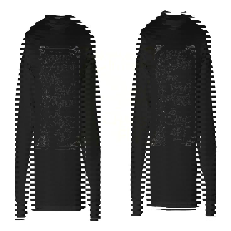 ノーマルは幻想だ アダムスファミリー 長袖Tシャツ