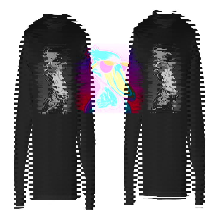 ハシビロコウ 鳥類 鳥類学者 ホエールビル 動物 長袖Tシャツ