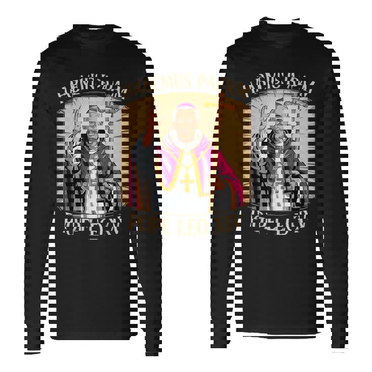 ハベムス・パパム教皇レオ14世 長袖Tシャツ ギフトのアイデア