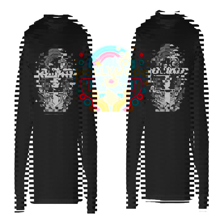 ハリウッド映画スター レトロ 黄金時代 映画 シネマ 長袖Tシャツ