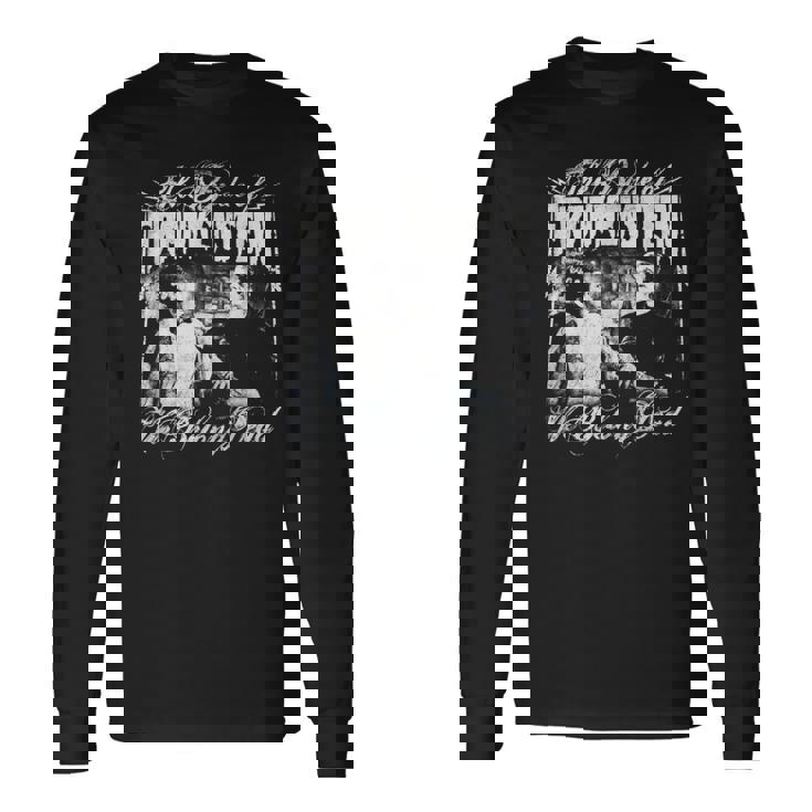 ハロウィンモンスターホラー映画 FrankenStein 長袖Tシャツ