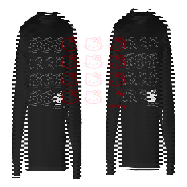 ハローキティ Usデザイン カオ 長袖Tシャツ