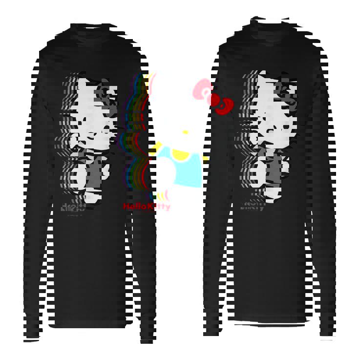 ハローキティ Usデザイン カラフル 長袖Tシャツ