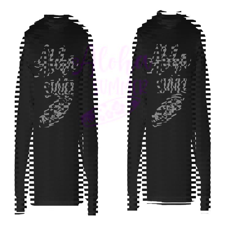 ハワイ アロハサーフィン ハワイアンパーティー 長袖Tシャツ