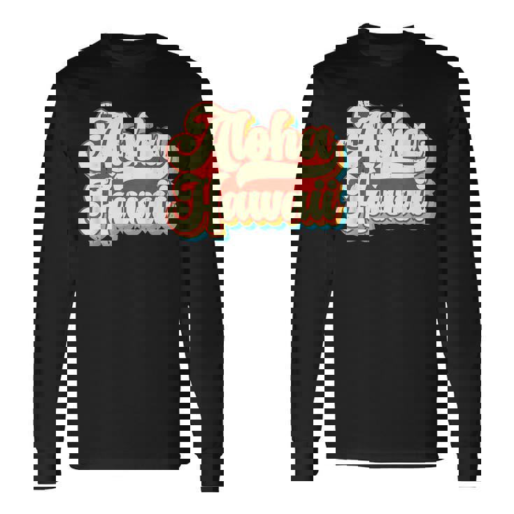 ハワイアン振動 長袖Tシャツ