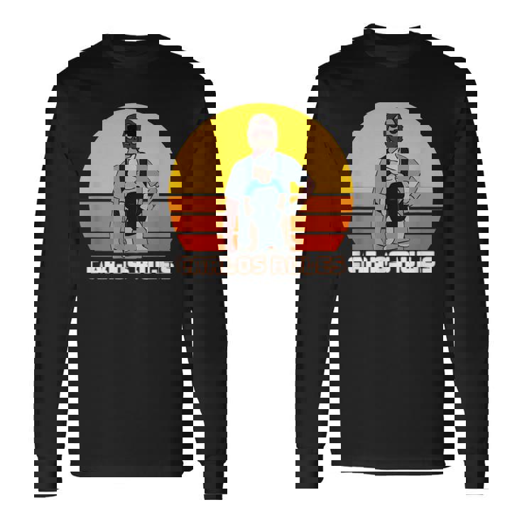 ハングオーバー映画 クラシックシネマ 面白い名前のカルロスシャツ 長袖Tシャツ