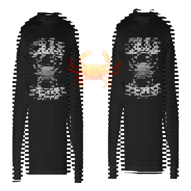 ハンティング メンズ ボーイズ キッズ カニ 長袖Tシャツ