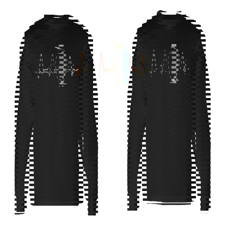 ハートビートペンギン 長袖Tシャツ