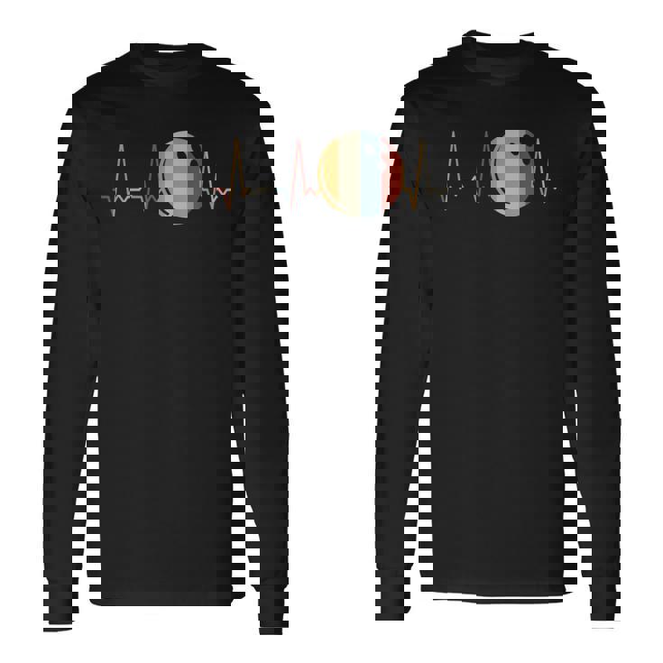 ハートビートボウリングボール 長袖Tシャツ