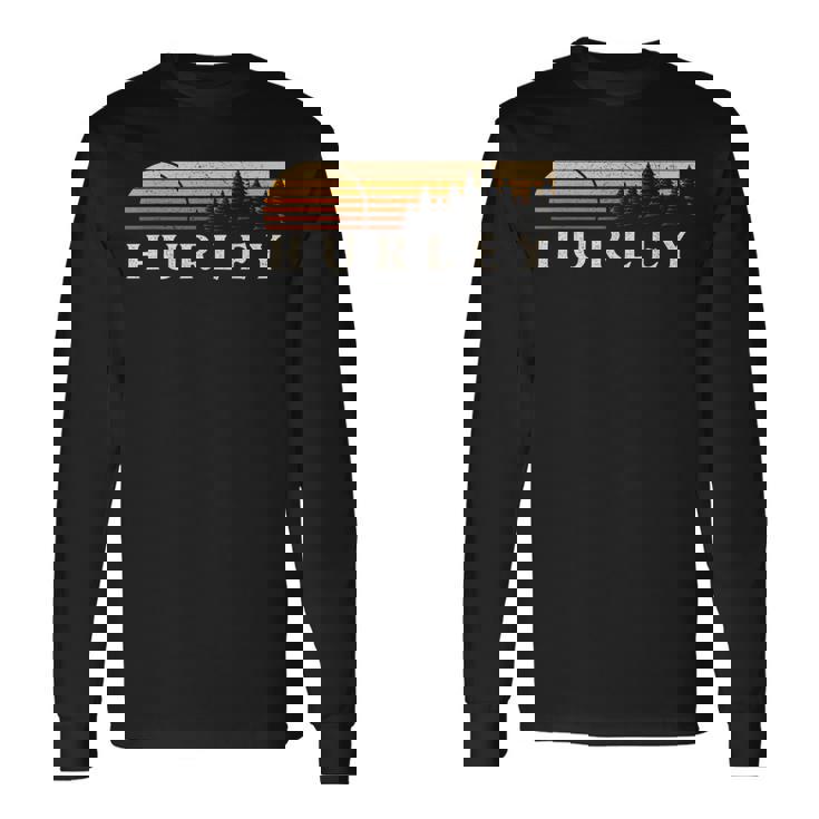 ハーレー Co ヴィンテージ エバーグリーン サンセット 80年代 レトロ 長袖Tシャツ