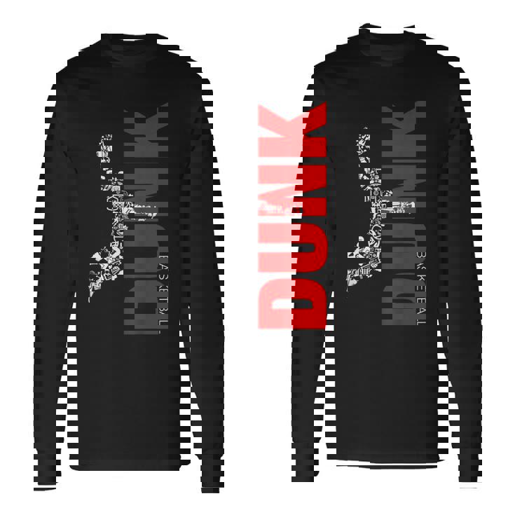 バスケットボール愛好家のための伝説のバスケットボールスラムダンク 長袖Tシャツ ギフトのアイデア
