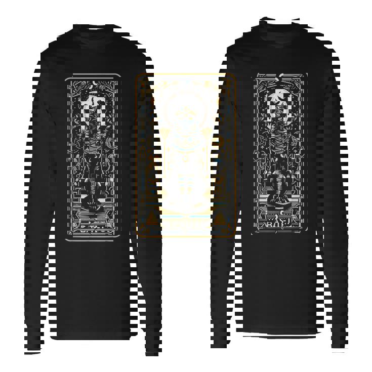 バステット 猫 女神 古代エジプト エジプト神話 長袖Tシャツ