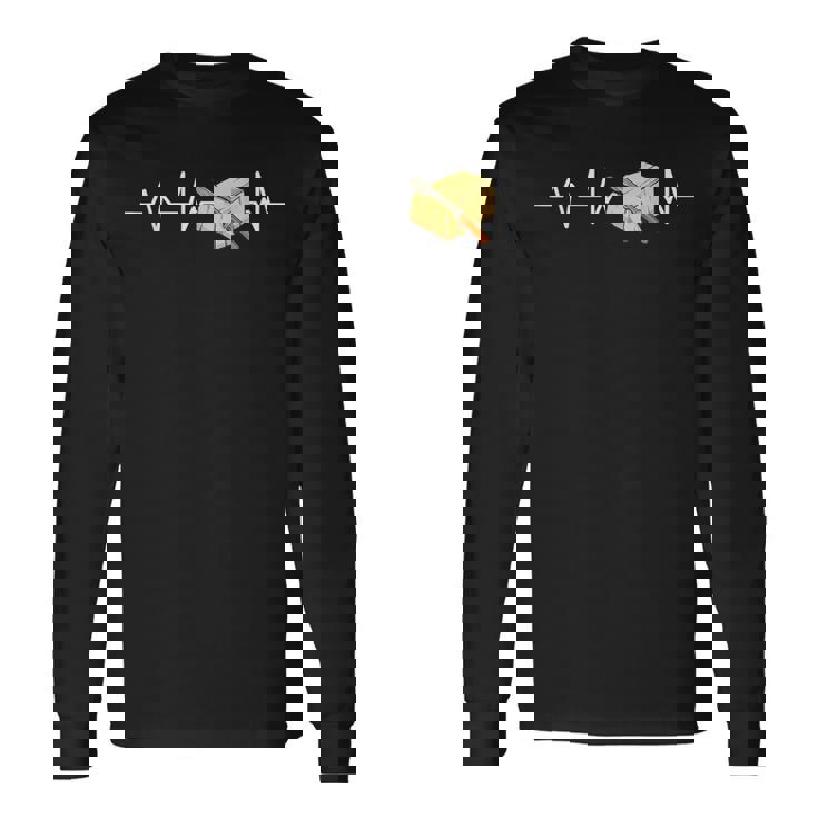 バターハートビートバターギフトバター 長袖Tシャツ