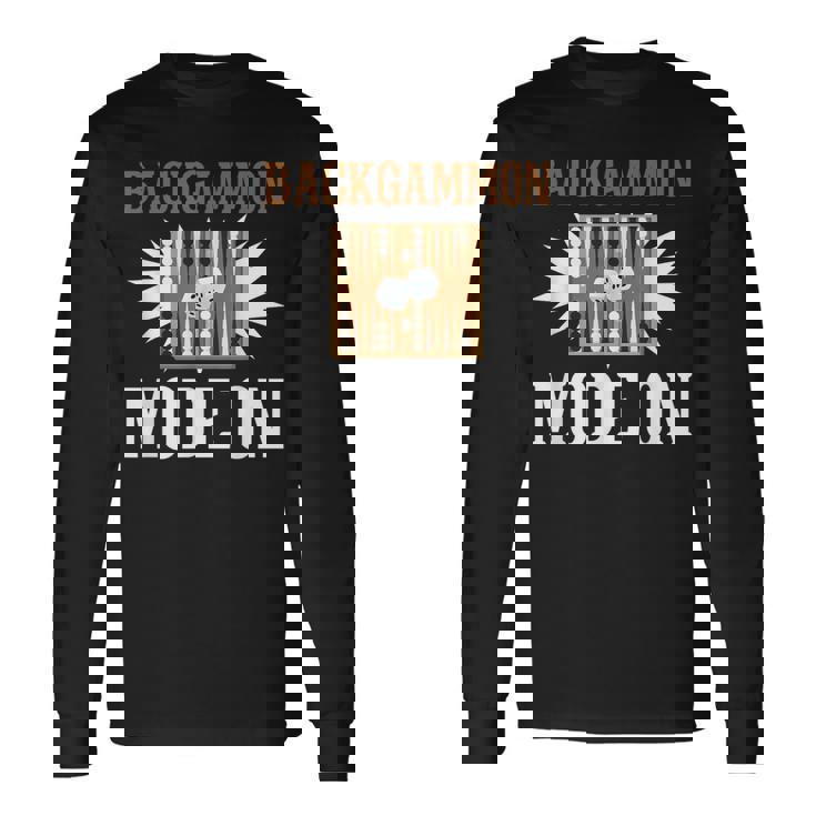 バックギャモン ボードゲーム 長袖Tシャツ ギフトのアイデア