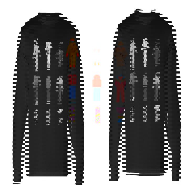 バック・トゥ・ザ・フューチャー 40周年記念の象徴的な衣装 長袖Tシャツ