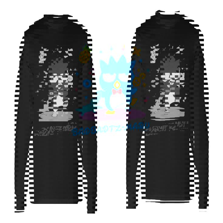 バッドばつ丸 かんぱい 【バレンタインギフトにおすすめ！】 長袖Tシャツ