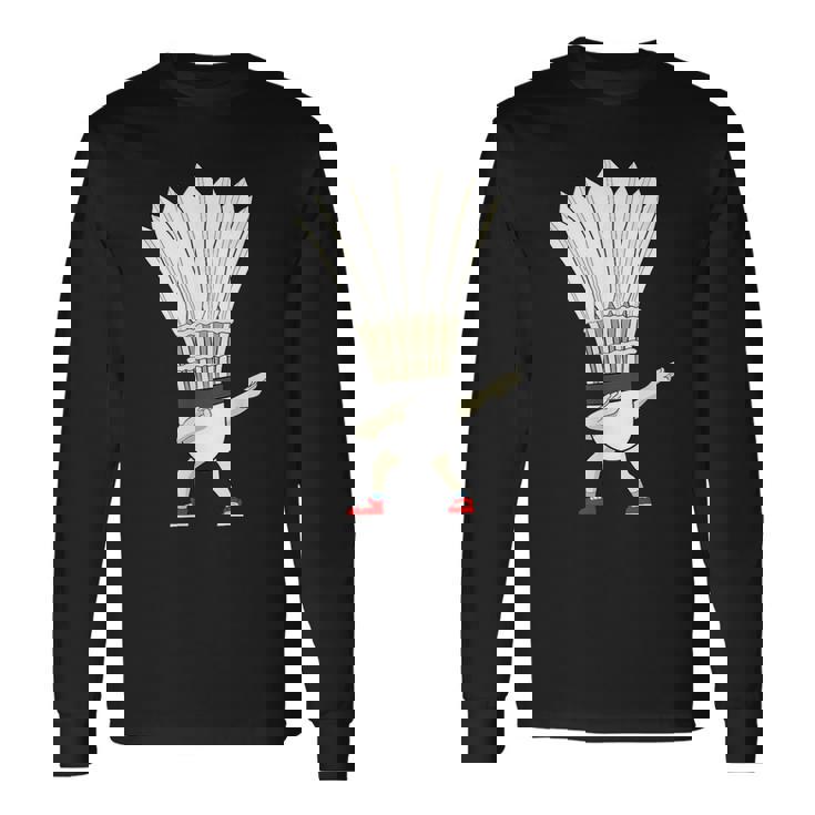 バドミントン ダビングシャトルコック バーディーボーイ バドミントン 長袖Tシャツ