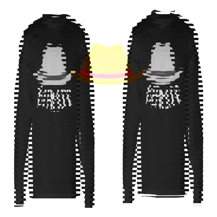 バミューダハット イギリス 海外領土 お土産 長袖Tシャツ