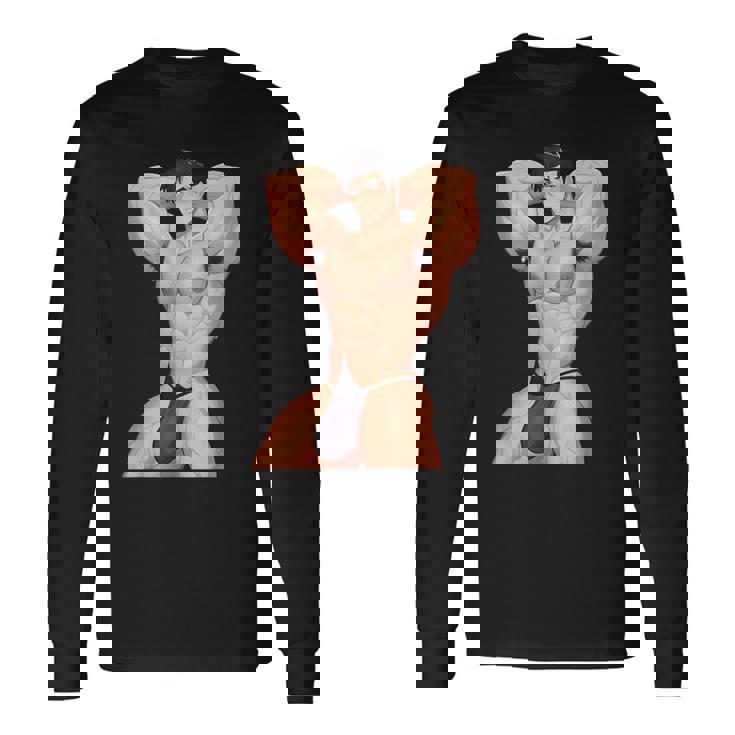 バラタイディーズ バラゾク セクシー ゲイ 男性 アート エロ 膨らみ やおい 長袖Tシャツ