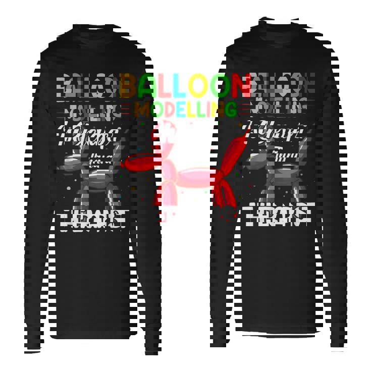 バルーンモデリング セラピストより安価 バルーンアート 長袖Tシャツ