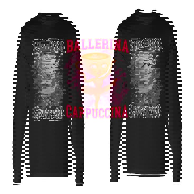 バレリーナ カプチーナ イタリアーナ ブレイン 長袖Tシャツ