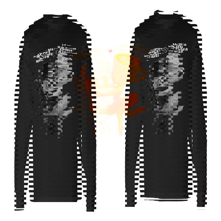 バレリーナ カプチーナ カプチーノ アサシーノ イタリアン ブレイン 長袖Tシャツ