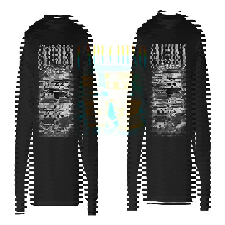 バレリーナ カプチーノ アサシーノ 面白い イタリアン ブレイン ミーム 長袖Tシャツ