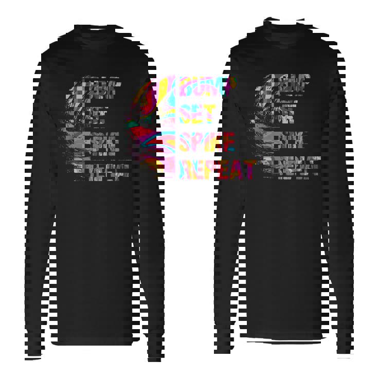 バレーボール バンプセット スパイク ラインマン ビーチ バレースポーツ アスリート 長袖Tシャツ ギフトのアイデア