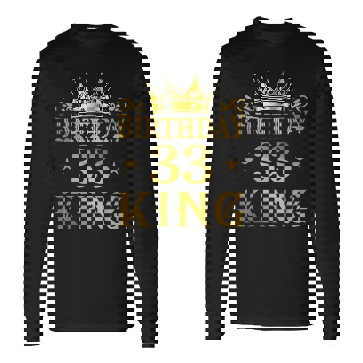 バースデーキング 33歳 男性 長袖Tシャツ