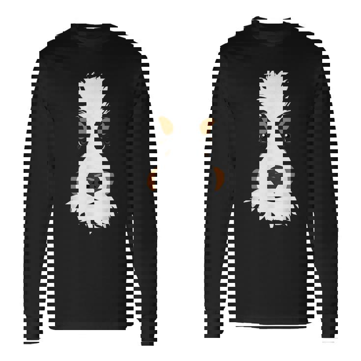 バーニーズマウンテンドッグの子犬 長袖Tシャツ