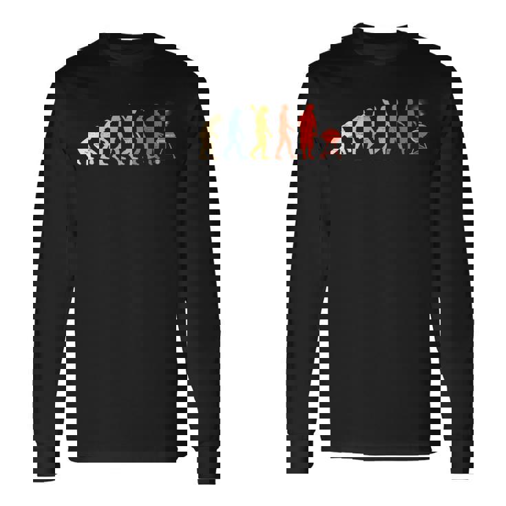 バーベキュー進化論 Bbq Lover Grill Meat Grill Dad 長袖Tシャツ