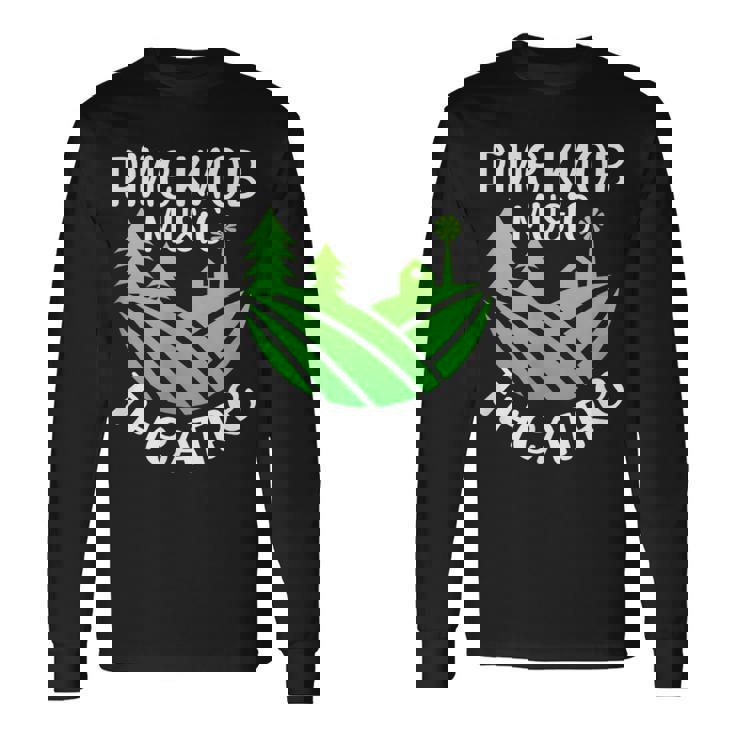 パインノブ 音楽 劇場 ミュージシャン ミュージカル 長袖Tシャツ