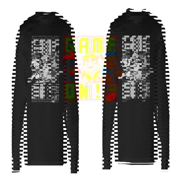 パウパトロール フットボールチーム パウゲームオン 長袖Tシャツ