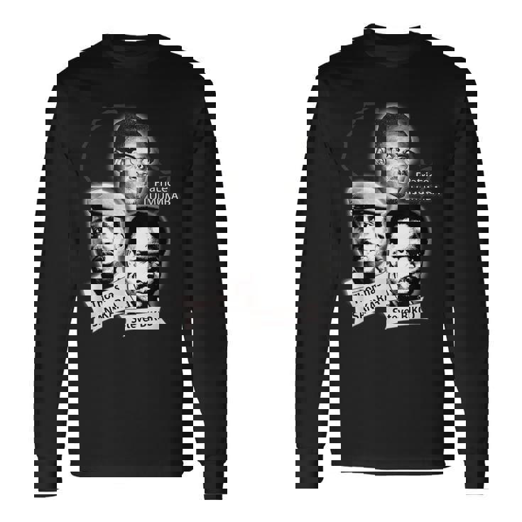 パトリス・ランバ、トーマス・サンカラ、スティーブ・ビコ 長袖Tシャツ