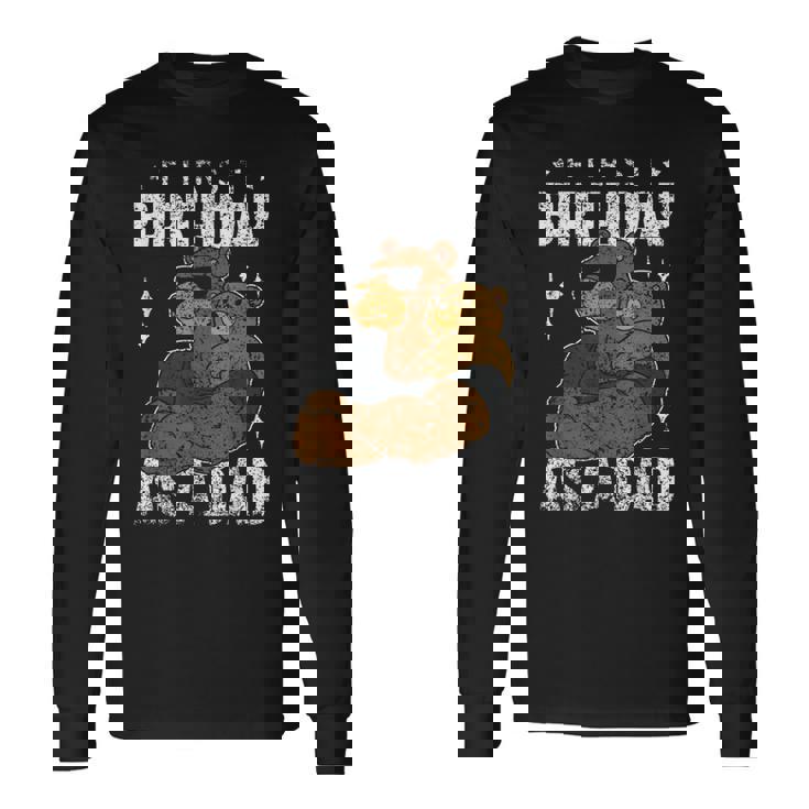 パパになって初めての誕生日 パパ お父さん 父 パーティー 誕生日 長袖Tシャツ