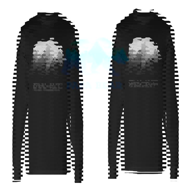 パパベア 野生動物 父の日ギフト お父さんやお父さんへのギフト 長袖Tシャツ