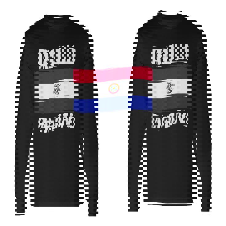 パラグアイプライド パラグアイ国旗 Orgullo Paraguayo 長袖Tシャツ