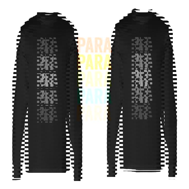 パラパラプロプロフェッショナル 長袖Tシャツ