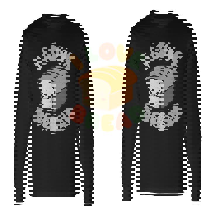 パンが大好き 長袖Tシャツ