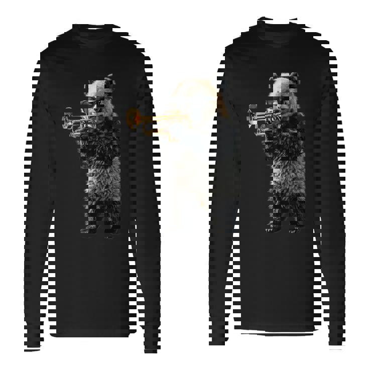 パンダトランペット 長袖Tシャツ