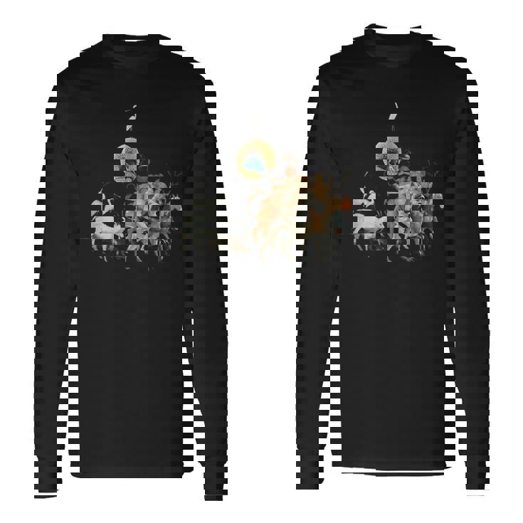 ヒエロニムス・ボッシュ 地球の喜びの庭 長袖Tシャツ