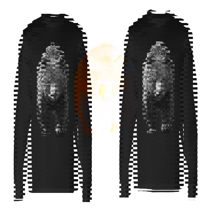 ヒグマ グリズリー ベア ブラザーズ フォレスト ワイルド ヒグマ 長袖Tシャツ